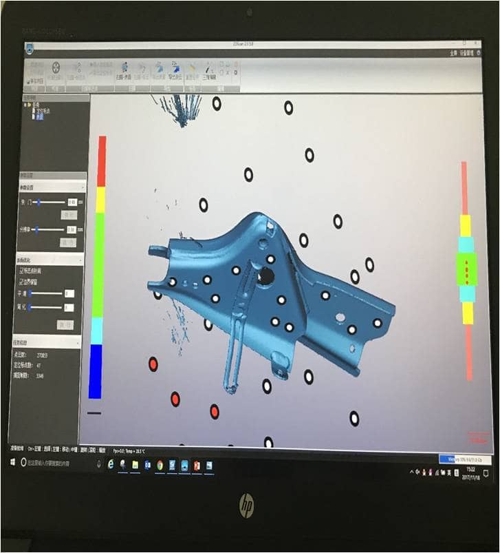 ZG手持式三维扫描仪五金工件扫描案例
