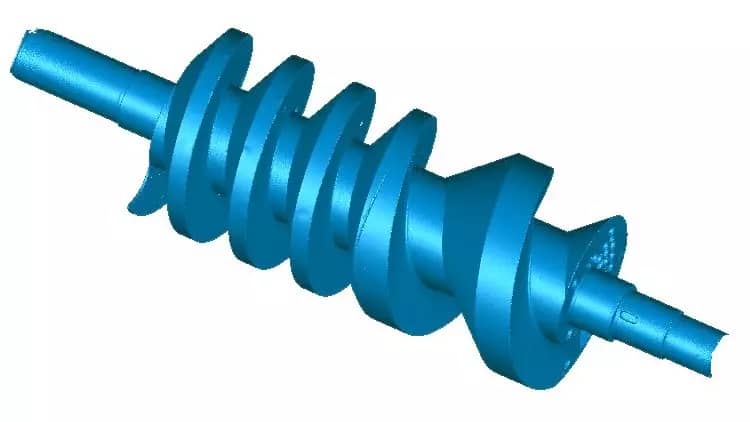 ZGScan扫描真空泵蜗杆用于逆向